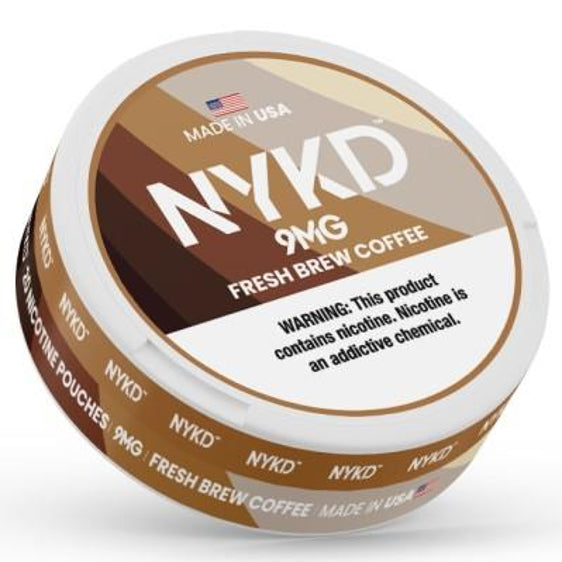NYKD Fresh Brew Coffee Nicotine Pouches (5 Pack) - 9mg