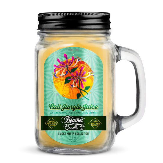 Beamer Candle Co Smoke Killer Collection - USA Made Candle - 12 oz Cali Jungle Juice