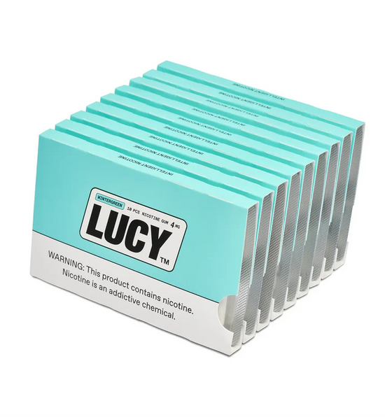 Lucy Wintergreen Nicotine Gum 4mg (10 Pack)
