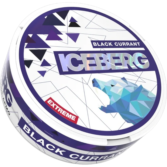 Iceberg Nicotine Pouches - Blackcurrant 35MG (5 Pack)