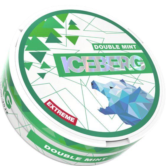 Iceberg Nicotine Pouches - Double Mint 35MG (5 Pack)