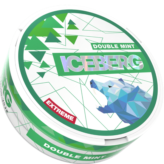 Iceberg Nicotine Pouches - Double Mint 35MG (5 Pack)