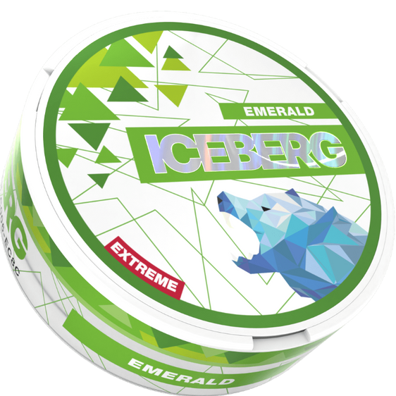 Iceberg Nicotine Pouches - Emerald 35MG (5 Pack)