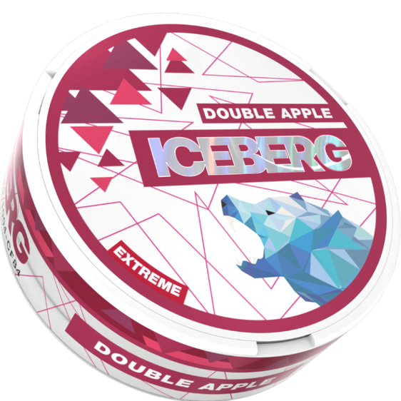Iceberg Nicotine Pouches - Double Apple 35MG (5 Pack)