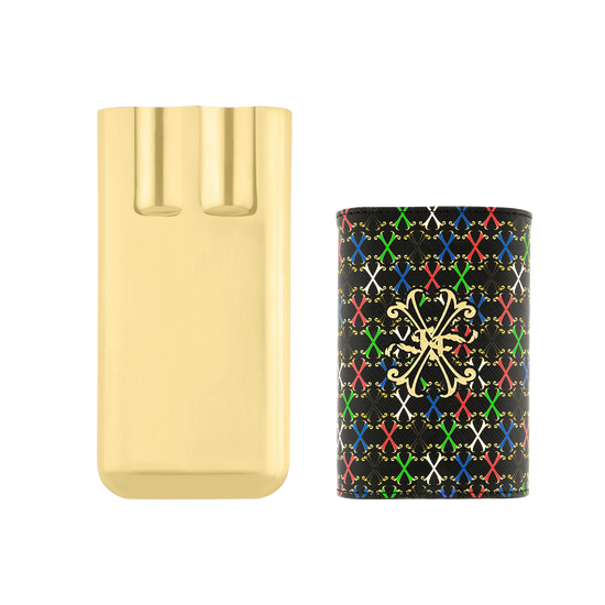S.T. Dupont x Arturo Fuente 3 Cigar Leather Case