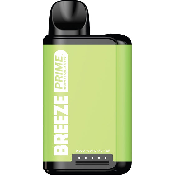 Breeze Prime Discreet 510 Battery - Lime Green