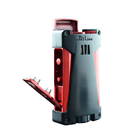 Jetline Bermuda Triple Flame Torch Lighter - Red