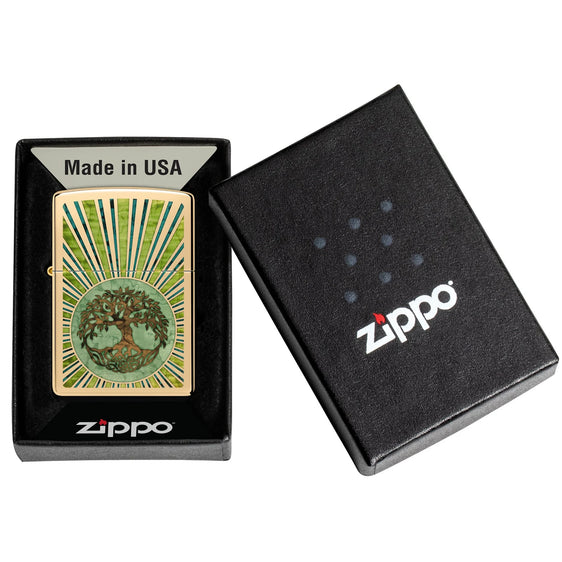 Zippo Lighter - Fusion Tree Of Life