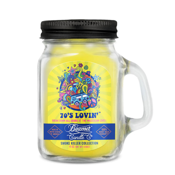 Beamer Candle Co Smoke Killer Collection - USA Made Candle - 4 oz 70s Lovin'