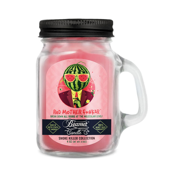 Beamer Candle Co Smoke Killer Collection - USA Made Candle 4 oz Red Mother F*#k3r