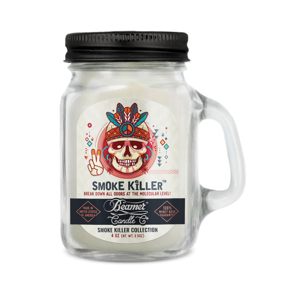Beamer Candle Co Smoke Killer Collection - USA Made Candle - 4 oz Smoke Killer Scent