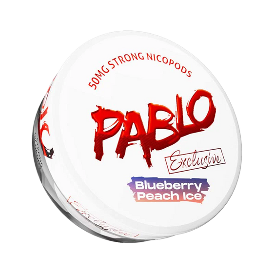 Pablo Exclusive Nicotine Pouches Blueberry Peach Ice 30MG - 5 Pack