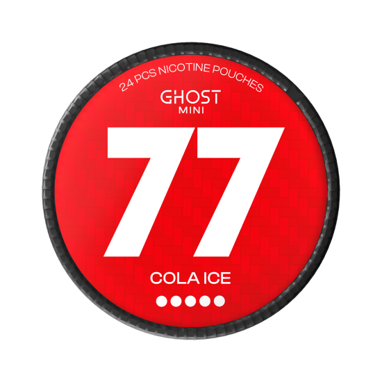77 Ghost Mini Cola Ice Nicotine Pouches – 20mg (5 Pack)