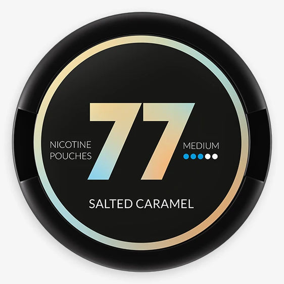 77 Salted Caramel Nicotine Pouches – 10mg (5 Pack)