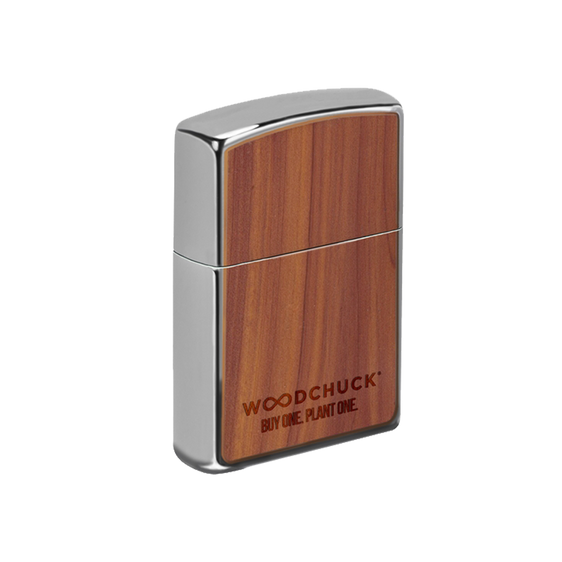 Zippo Lighter - Woodchuck Dragon on Cedar