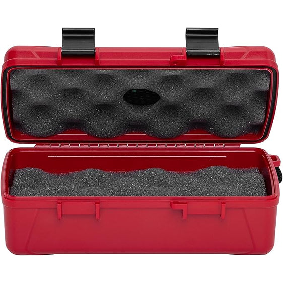 Xikar 10-Cigar Travel Humidor – Red