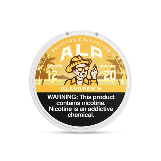 ALP Drifters Island Peach Nicotine Pouches (5 Pack) - 12mg