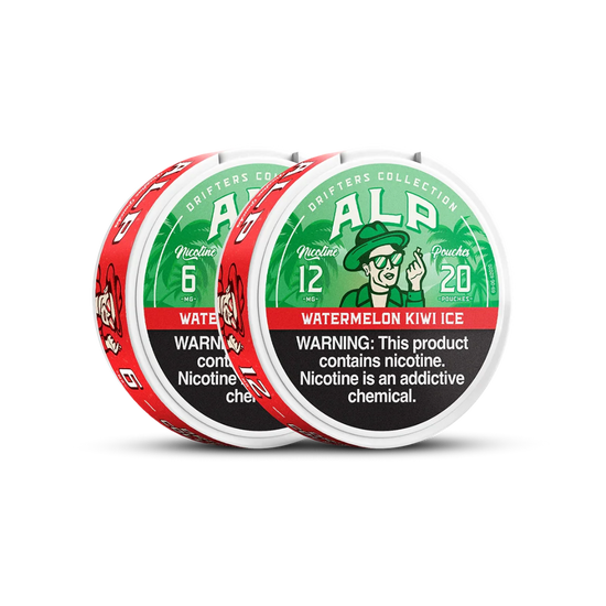 ALP Drifters Watermelon Kiwi Ice Nicotine Pouches (5 Pack)