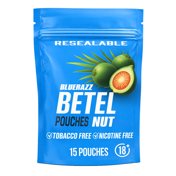 Betel Nut Pouches - 3 Pack - Blue Razz