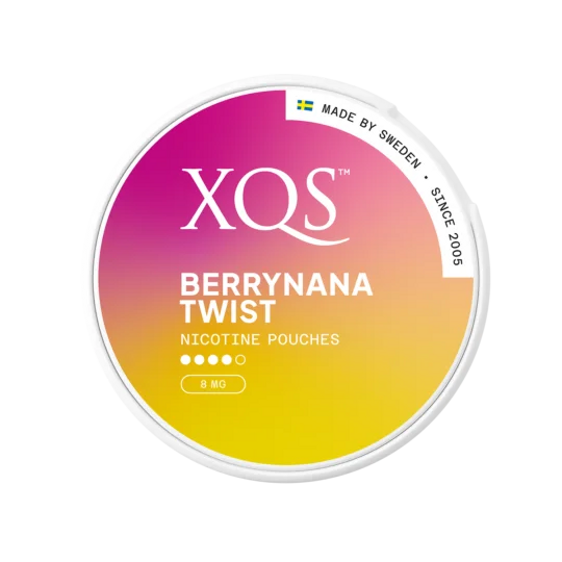 XQS Berrynana Twist 8mg Nicotine Pouches (5 Pack)