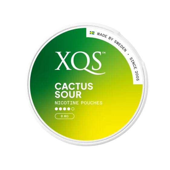 XQS Cactus Sour 8mg Nicotine Pouches (5 Pack)