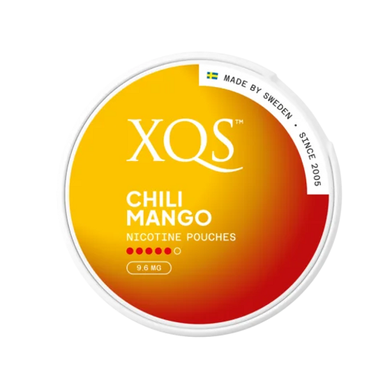 XQS Chili Mango X-Strong 9.6mg Nicotine Pouches (5 Pack)