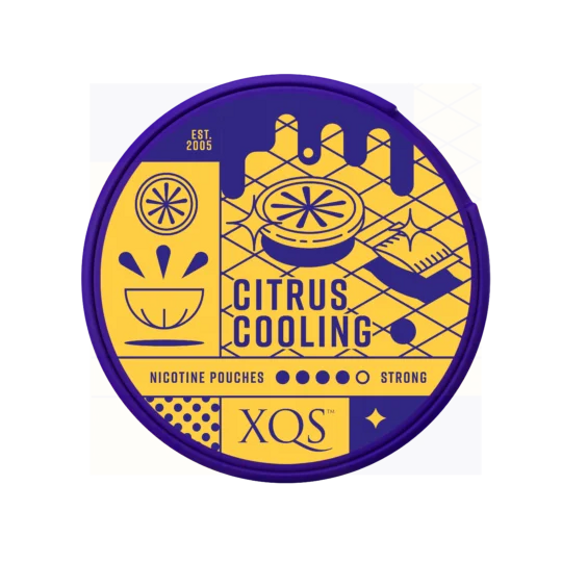 XQS Citrus Cooling 8mg Nicotine Pouches (5 Pack)