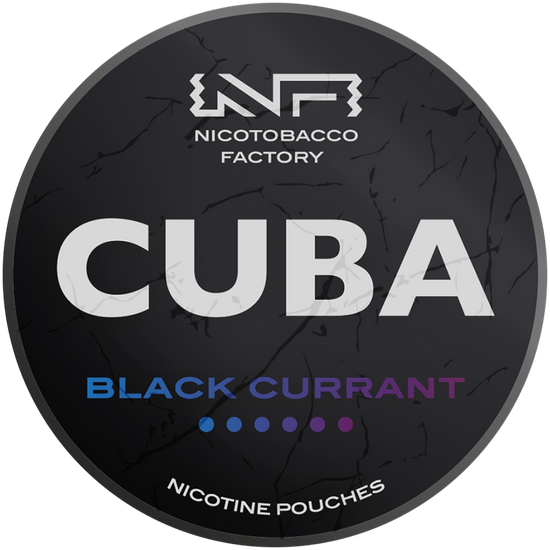 Cuba Black Line Blackcurrant Nicotine Pouches 43mg (5 Pack)