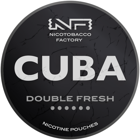 Cuba Black Line Double Fresh Nicotine Pouches 43mg (5 Pack)