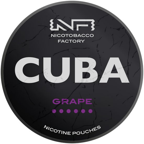 Cuba Black Line Grape Nicotine Pouches 43mg (5 Pack)