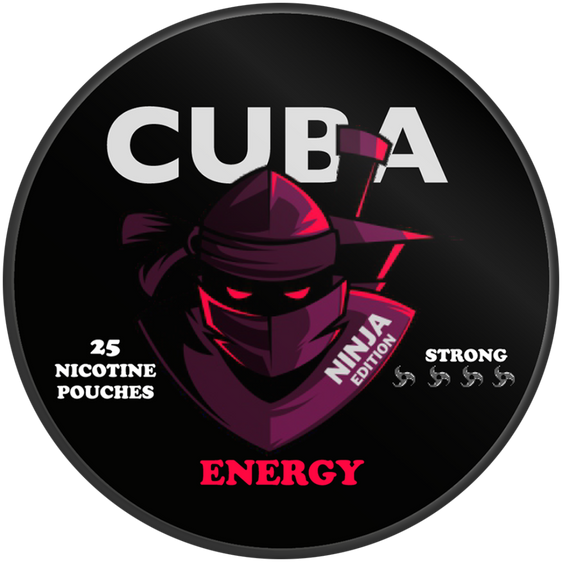 Cuba Ninja Energy Nicotine Pouches 16mg (5 Pack)