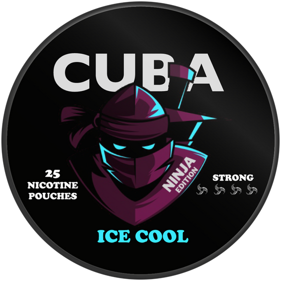 Cuba Ninja Ice Cool Nicotine Pouches 16mg (5 Pack)