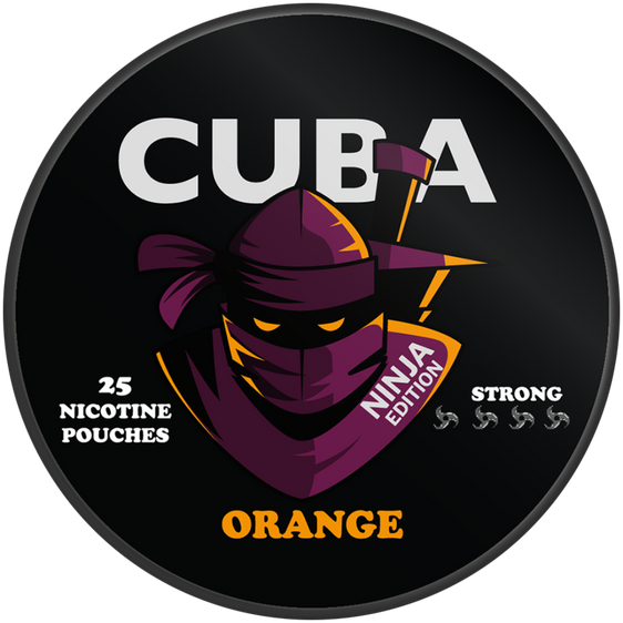 Cuba Ninja Orange Nicotine Pouches 16mg (5 Pack)