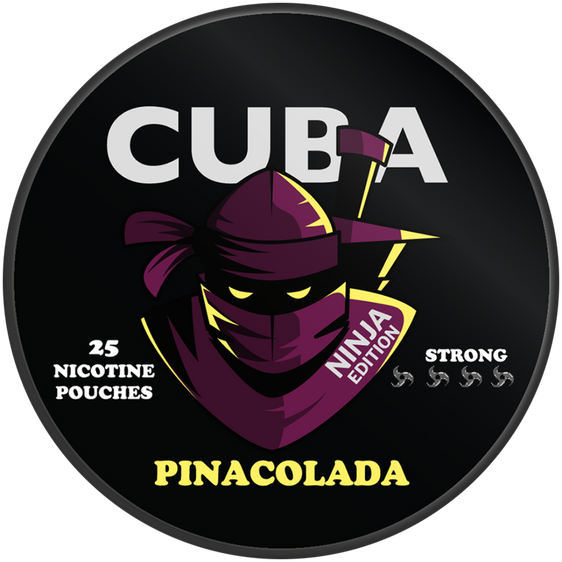 Cuba Ninja Pina Colada Nicotine Pouches 16mg (5 Pack)