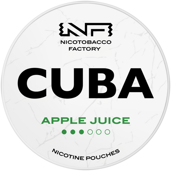 Cuba White Line Apple Juice Nicotine Pouches 10mg (5 Pack)