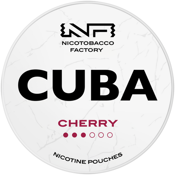 Cuba White Line Cherry Nicotine Pouches 10mg (5 Pack)