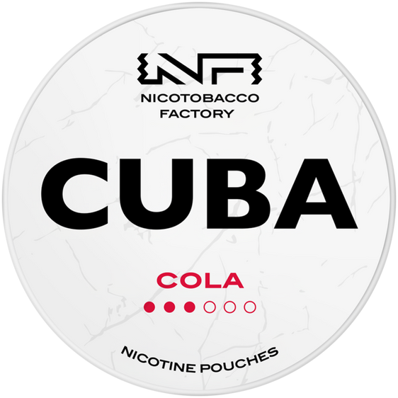 Cuba White Line Cola Nicotine Pouches 10mg (5 Pack)