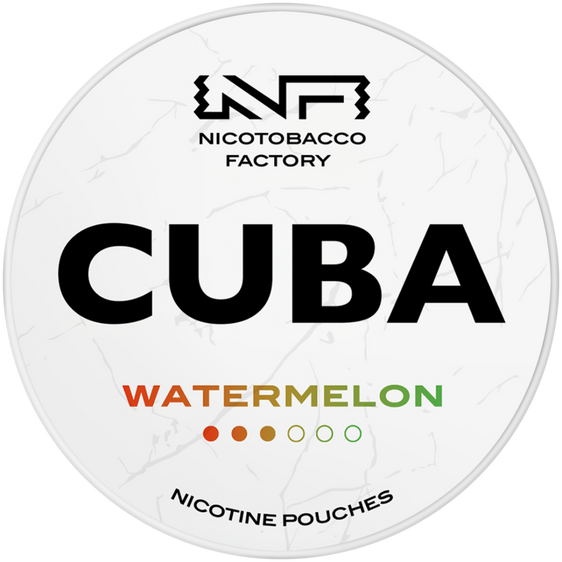 Cuba White Line Watermelon Nicotine Pouches 10mg (5 Pack)