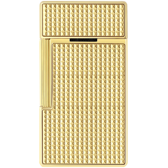 S.T. Dupont Biggy Diamond Head Lighter – Gold