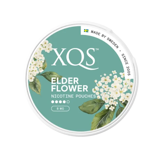 XQS Elder Flower 8mg Nicotine Pouches (5 Pack)