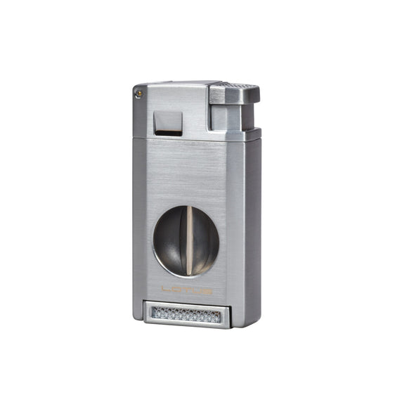 Lotus Excalibur Torch Light and Cigar Cutter Chrome