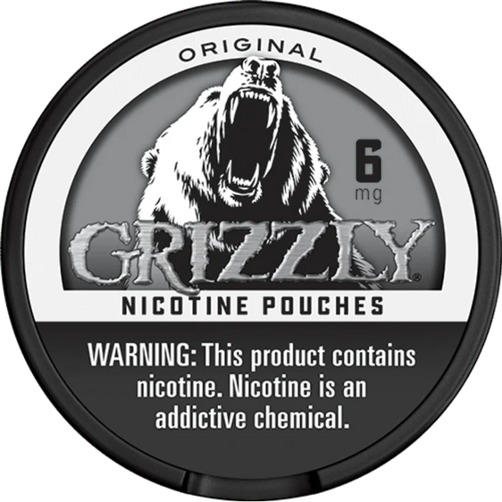 Grizzly Original Nicotine Pouches (5 Pack) - 6mg