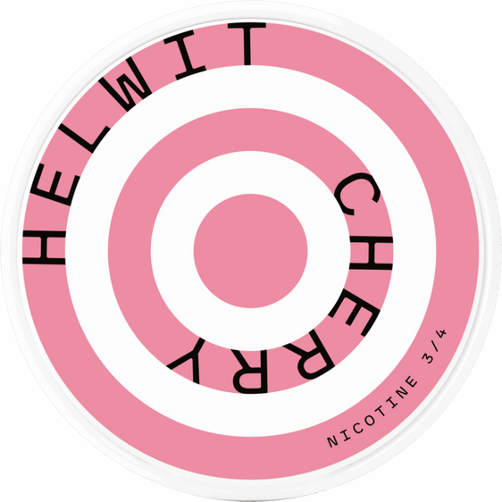 Helwit Cherry 4.5mg Nicotine Pouches (5 Pack)