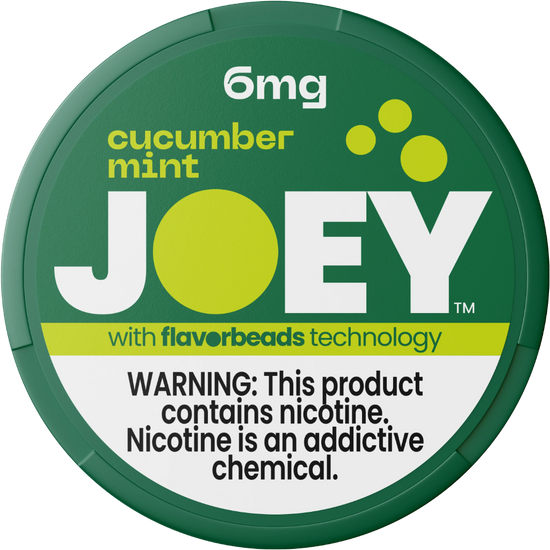 JOEY Cucumber Mint Nicotine Pouches 6mg (5 Pack)