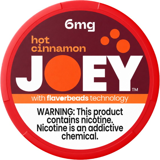 JOEY Hot Cinnamon Nicotine Pouches 6mg (5 Pack)
