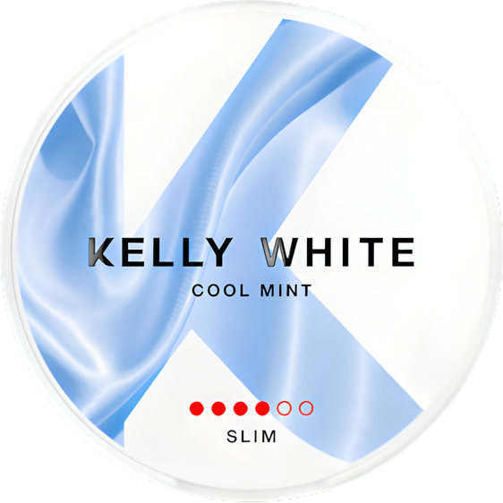 Kelly White Cool Mint Slim 8mg Nicotine Pouches (5 Pack)