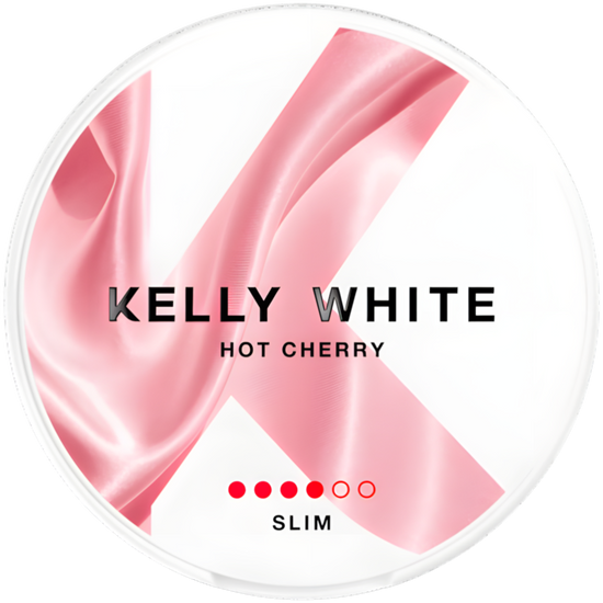 Kelly White Hot Cherry Slim 8mg Nicotine Pouches (5 Pack)
