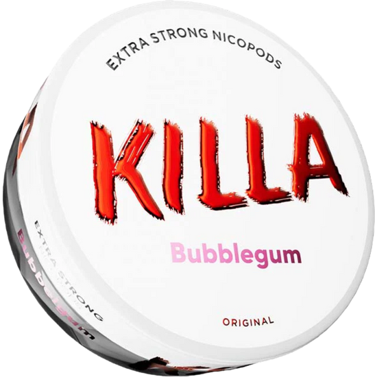 Killa Bubblegum 13.2mg Nicotine Pouches (5 Pack)