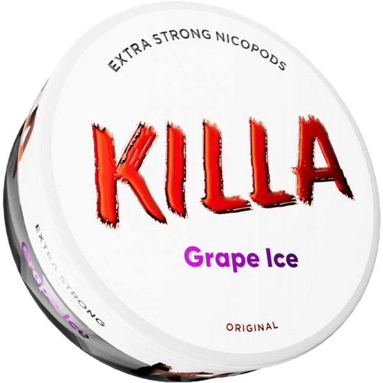 Killa Grape Ice 13.2mg Nicotine Pouches (5 Pack)