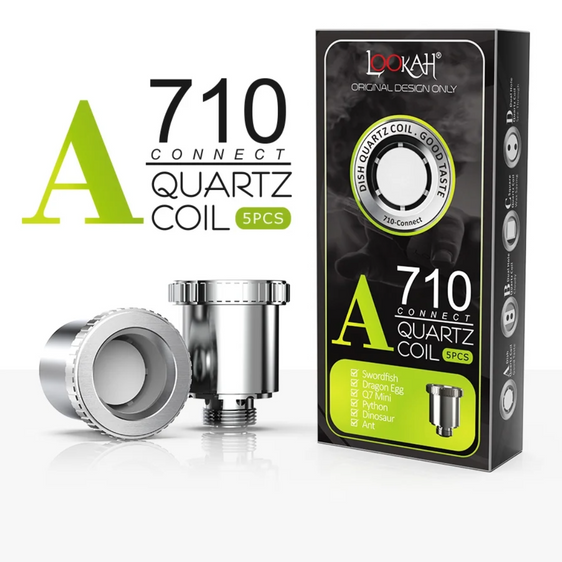 Lookah 710 Quartz Dish Coils (5 Pack) - Type A